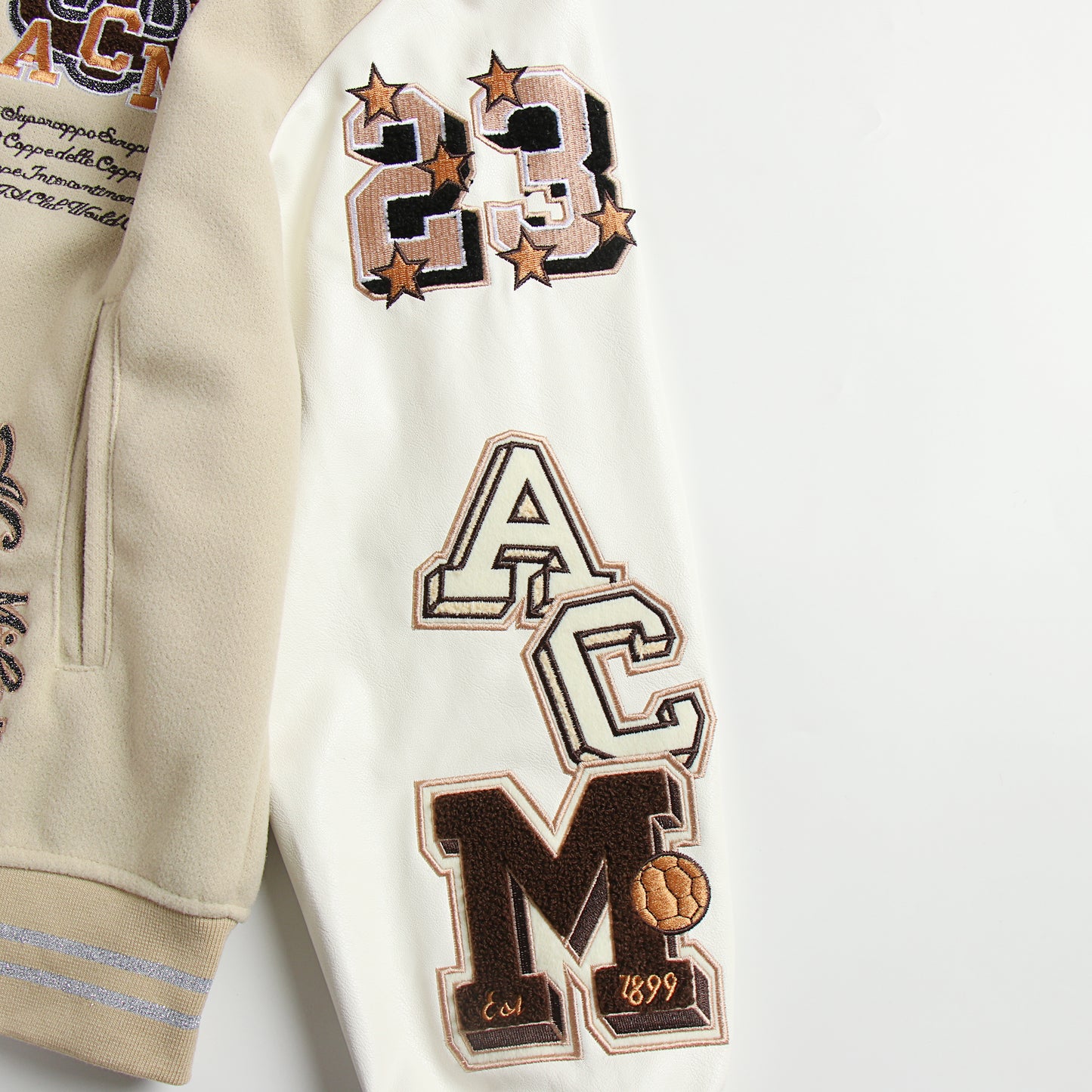Jaqueta Off White Virgil Abloh x Milan Varsity Jacket