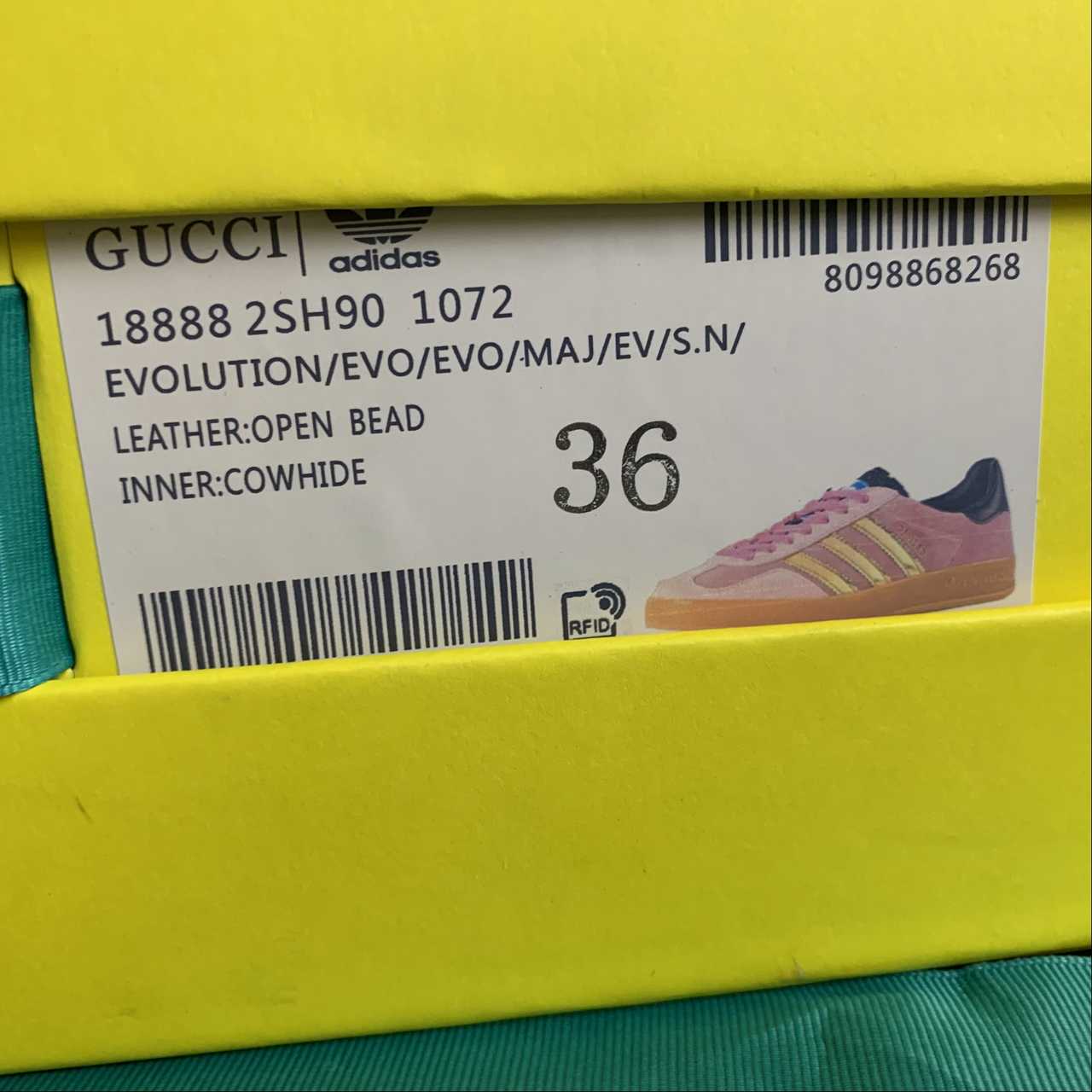 Adidas x Gucci Gazelle GG