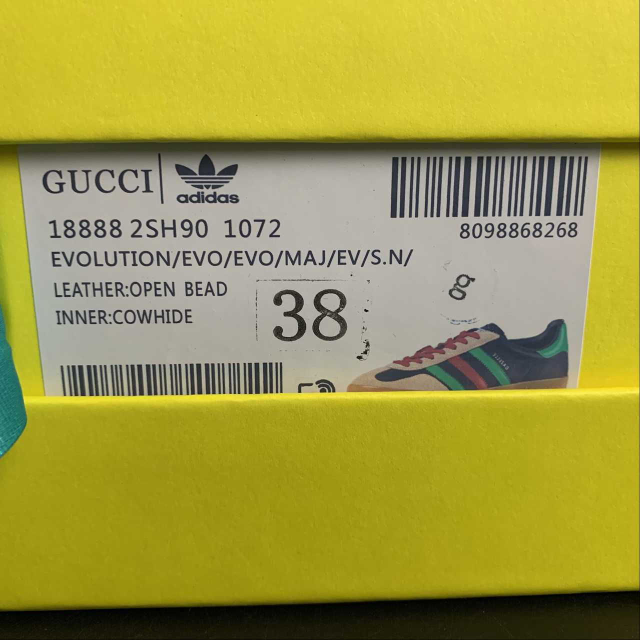 Adidas x Gucci Gazelle GG