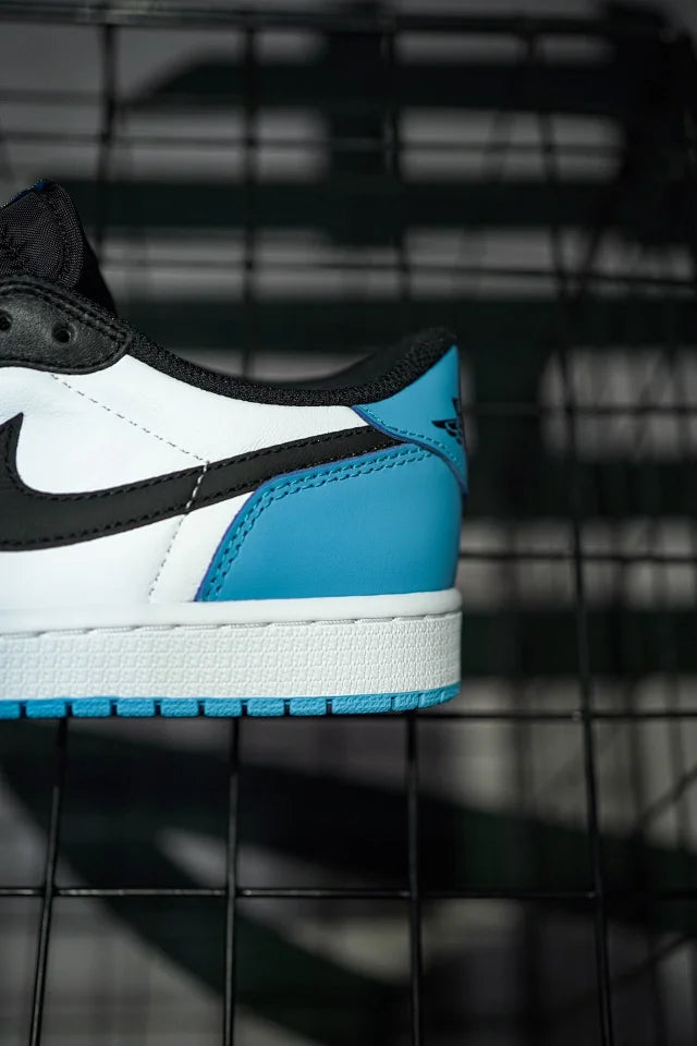 Air Jordan 1 Low "Black and Dark Powder Blue"