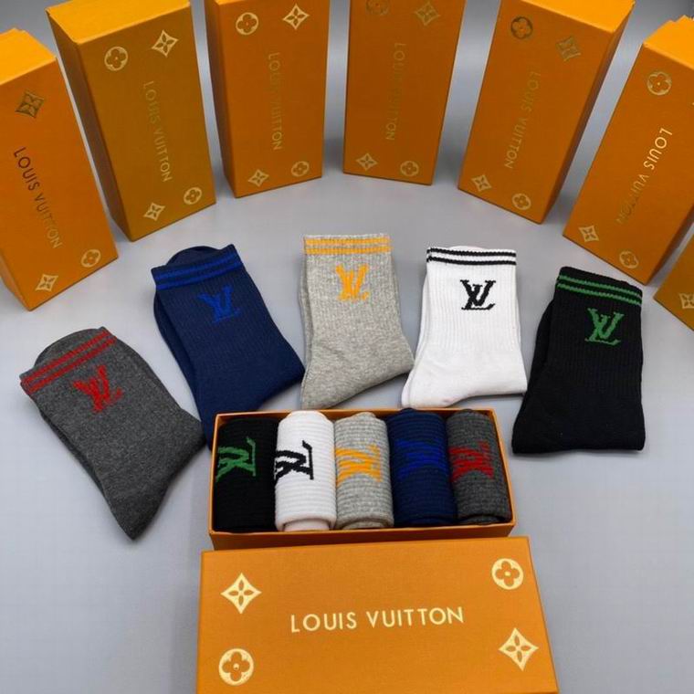 Meia Louis Vuitton Cano Longo Diversity Colors