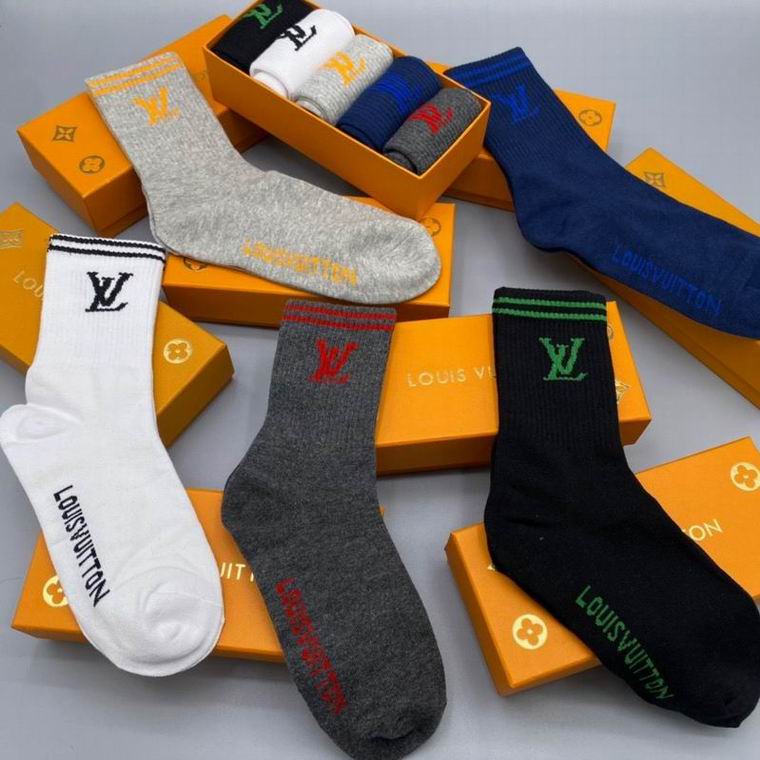 Meia Louis Vuitton Cano Longo Diversity Colors