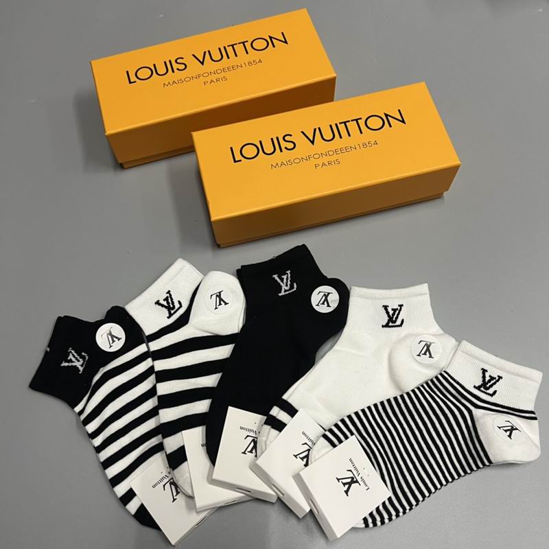 Meia Louis Vuitton Cano Baixo