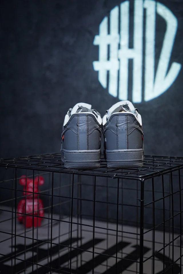 OFF-White x Nike Air Force 1 Low Collaboration Gray Art Museum