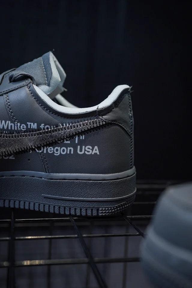 OFF-White x Nike Air Force 1 Low Collaboration Gray Art Museum