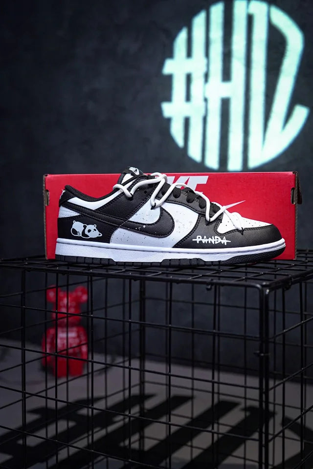 Nike Dunk Low Panda desconstruído personallizado.
