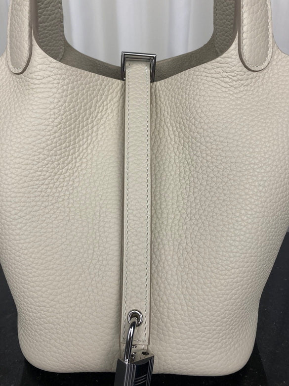 Bolsa Hermès Picotin Branco