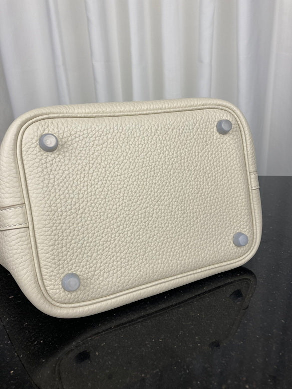 Bolsa Hermès Picotin Branco