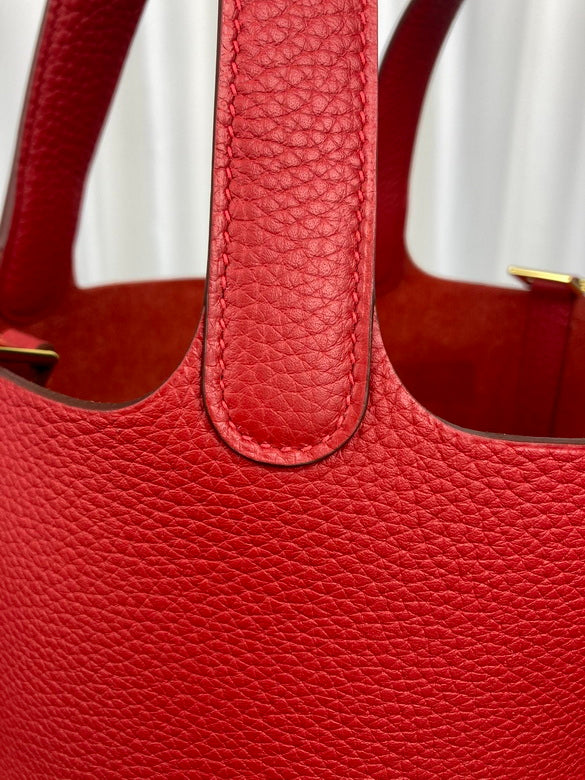Bolsa Hermès Picotin Vermelho