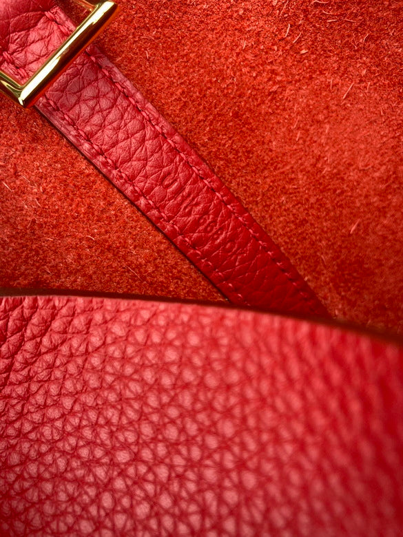 Bolsa Hermès Picotin Vermelho