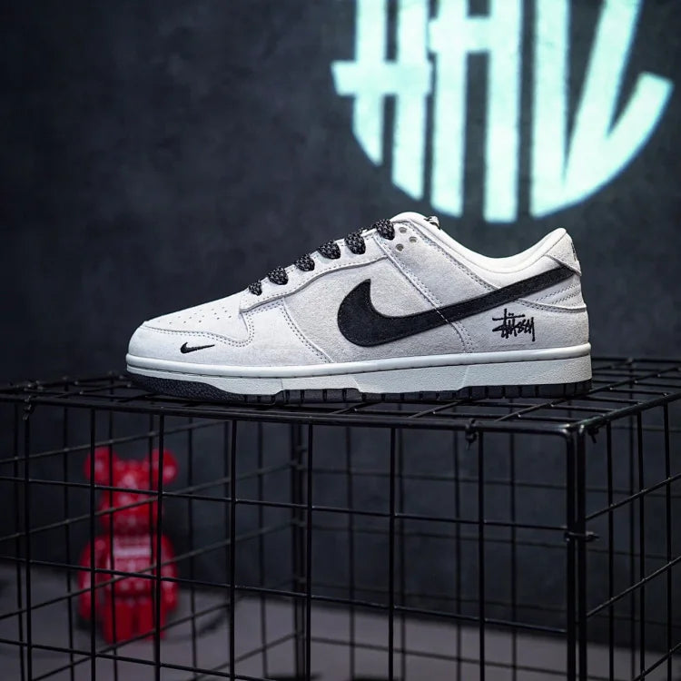 Stussy x Nike Dunk Low Beige Suede