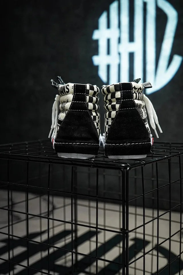 Vans SK8-Hi Sapatos Retrô de costura desconstruída