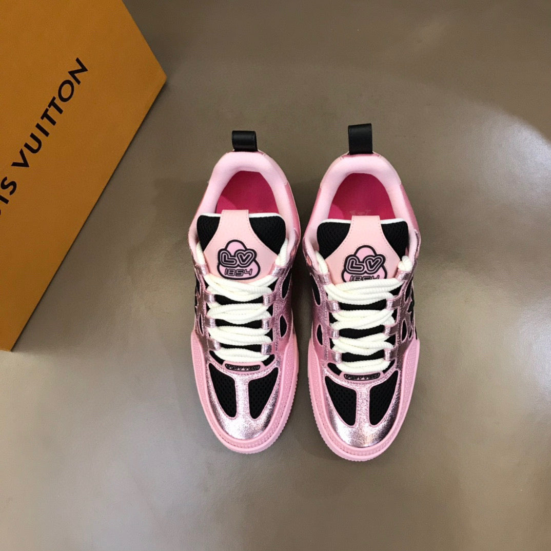 Tênis LV Skate Rosa