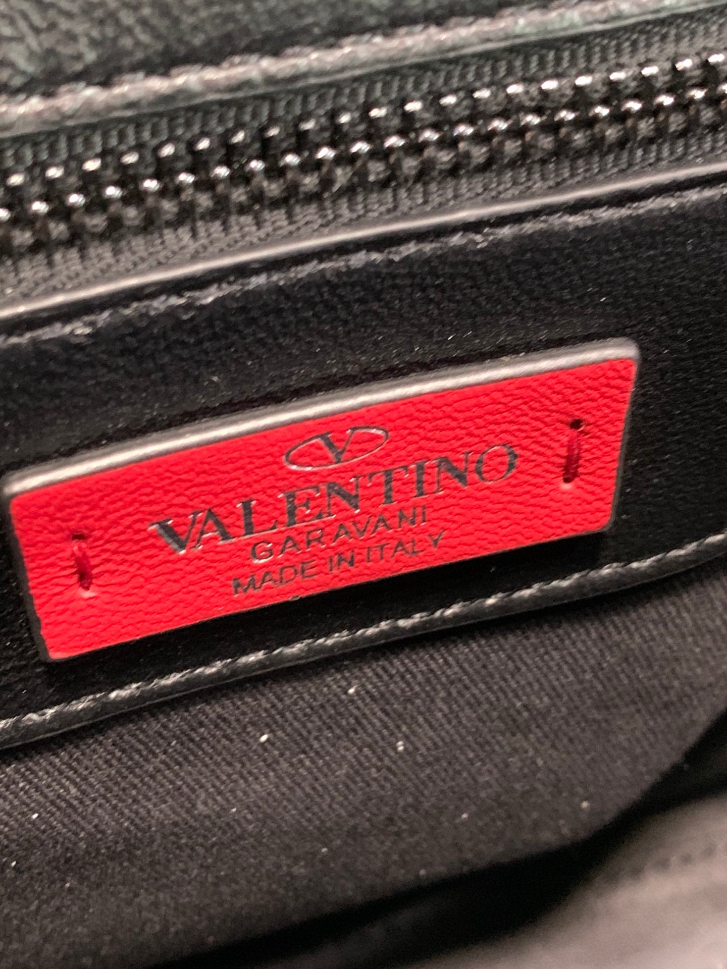 Bolsa Valentino Rockstud Spike Lambskin Off-White