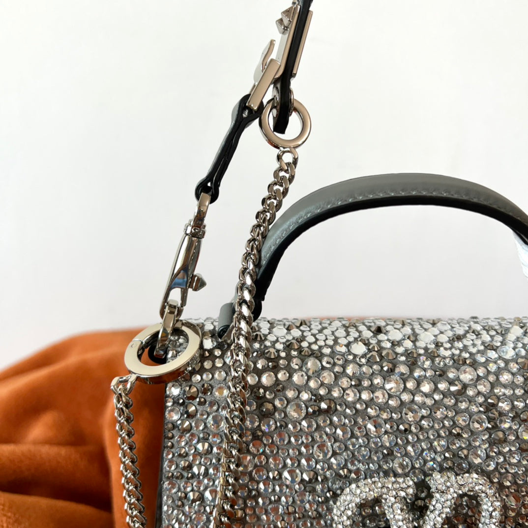 Bolsa Valentino Cinza