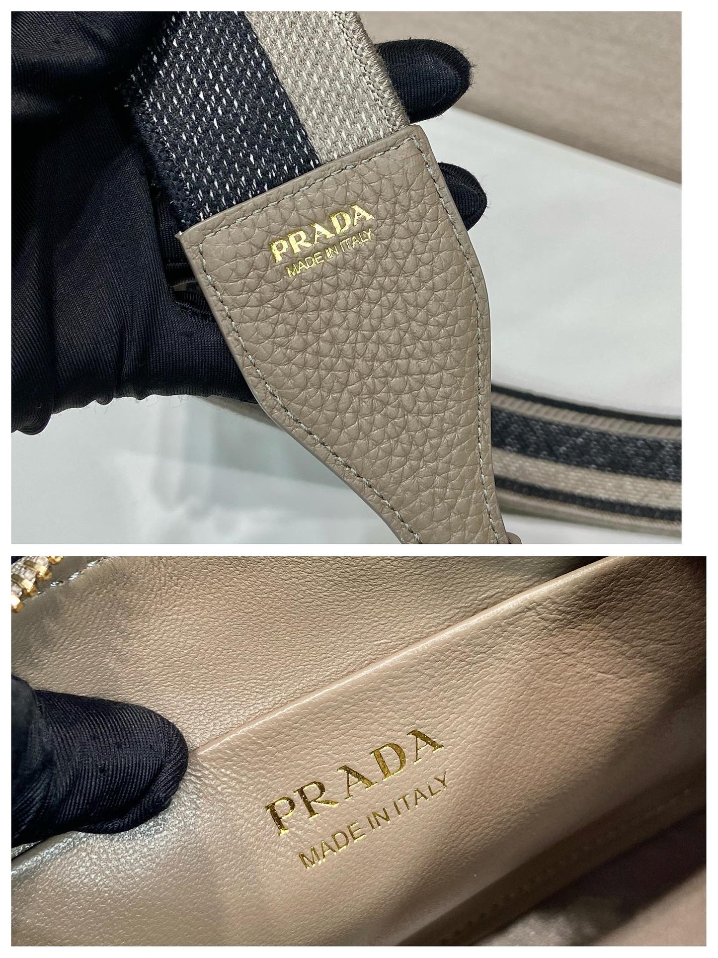 Bolsa Prada Cinza