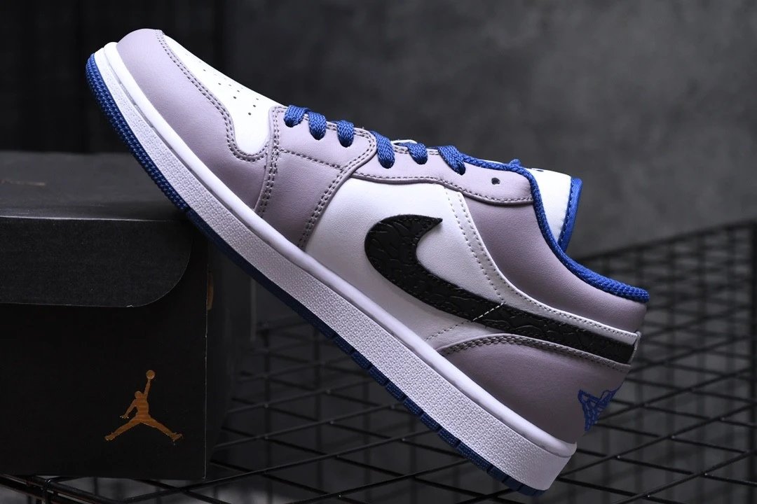 Jordan 1 Low Cinza Low-top