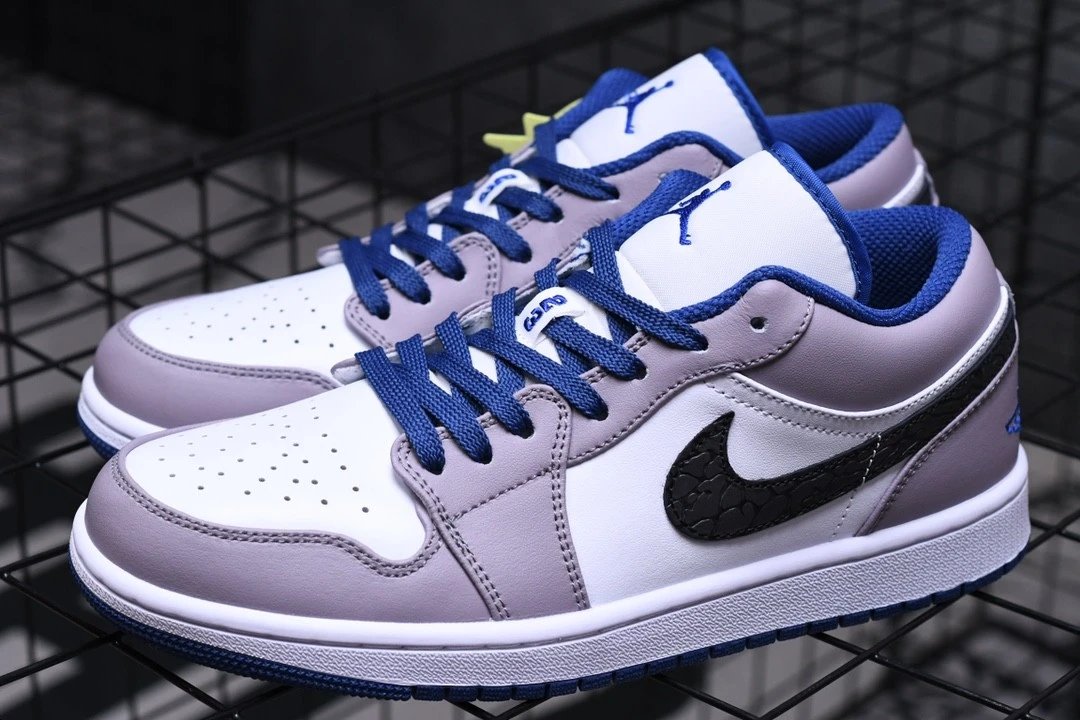 Jordan 1 Low Cinza Low-top