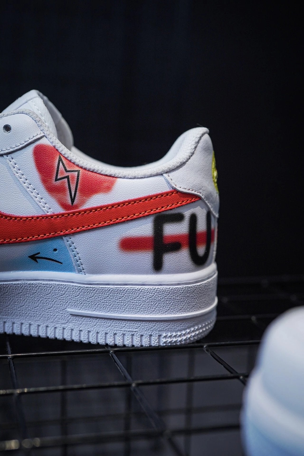 Nike Air Force 1 Low clown graffiti