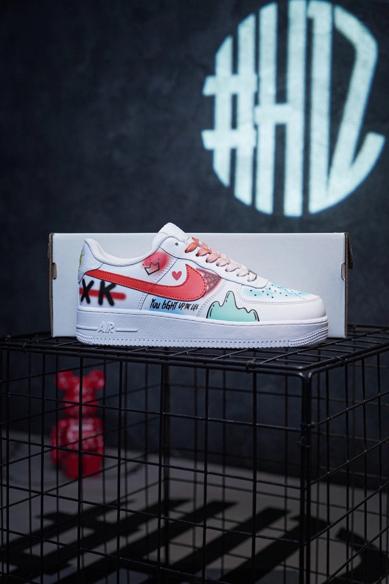 Nike Air Force 1 Low clown graffiti