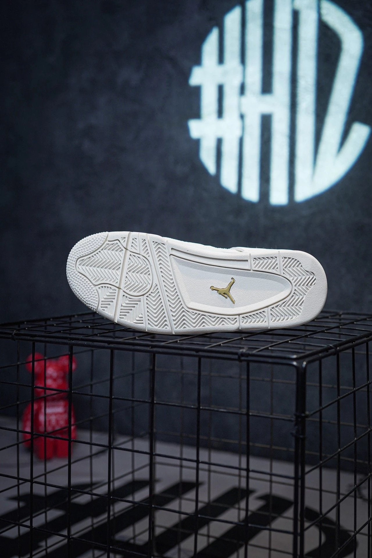 Jordan 4 "Sail" Milk Platinum Buckle por Dongguan Dachang