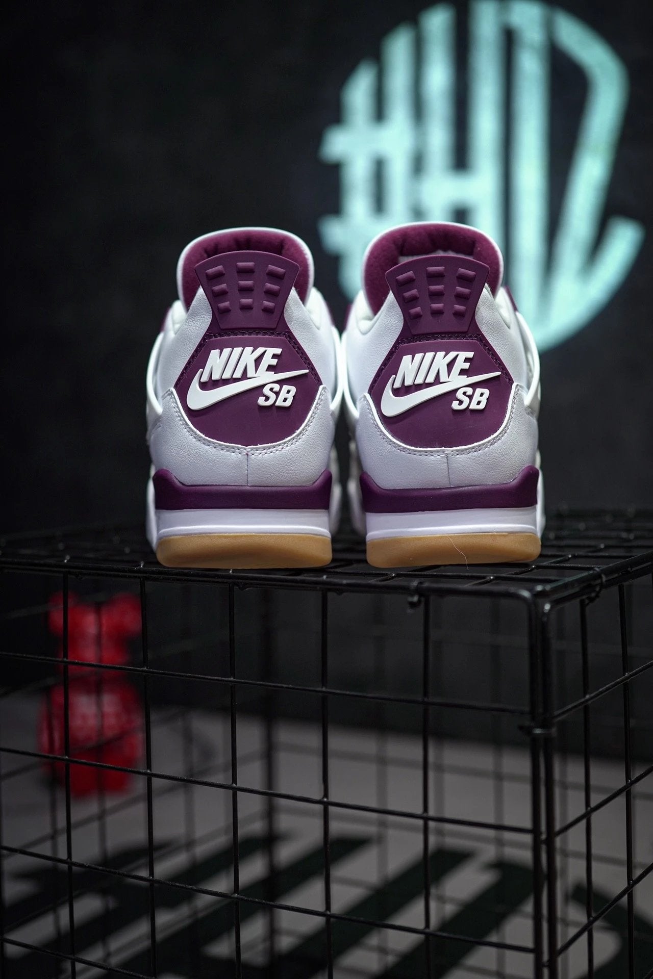 Nike SB x Air Jordan 4 Collaboration White & Red