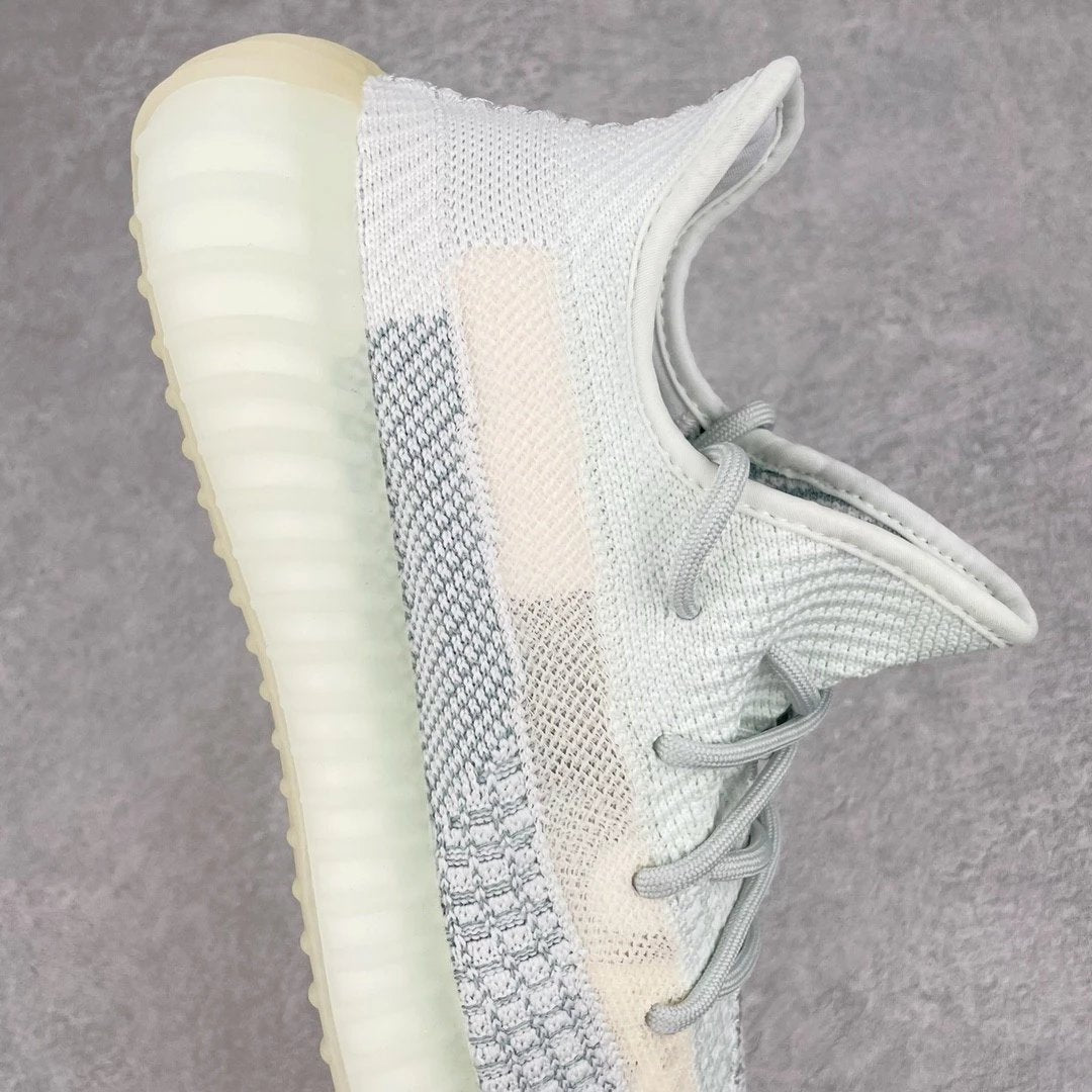 Adidas Yeezy Boost 350 V2 Cloud Branco Refletivo Gelo Azul Estrelado