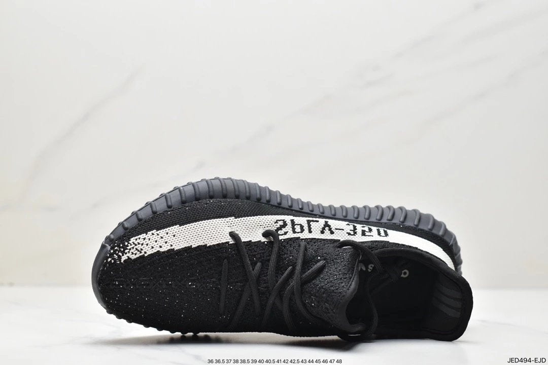 Adidas Yeezy 350 Boost Core Preto V2 Preto & Coco Branco