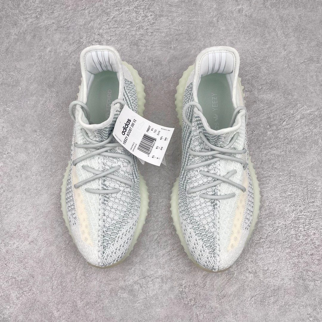 Adidas Yeezy Boost 350 V2 Cloud Branco Refletivo Gelo Azul Estrelado