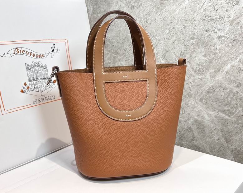 Bolsa Hermès Picotin Preto Marrom