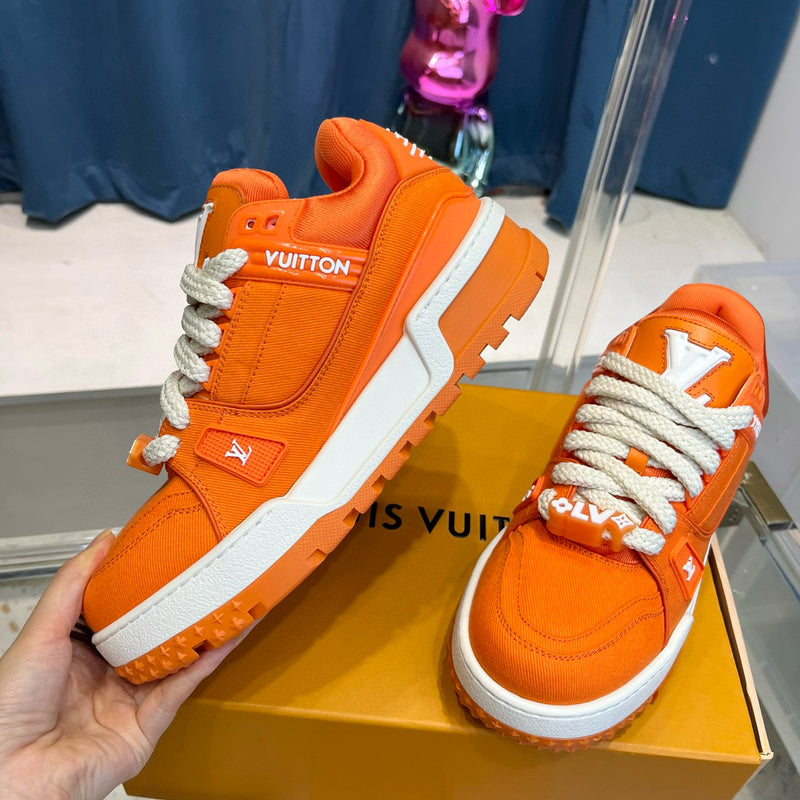 Tênis LV Trainer Maxi Laranja