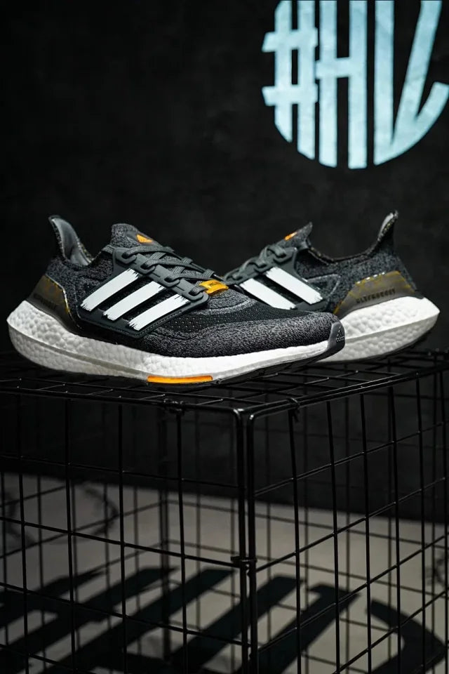 Adidas Ultra Boost 21 City Pack Preto, Amarelo e Branco