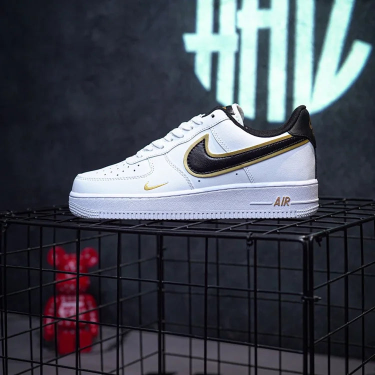 AIR FORCE 1 07 LV8 METALLIC SWOOSH PACK GOLD