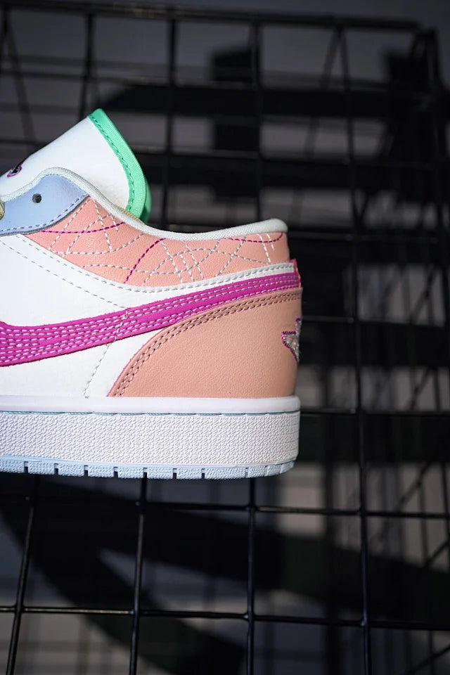 Air Jordan 1 Low Rice Pink Blue