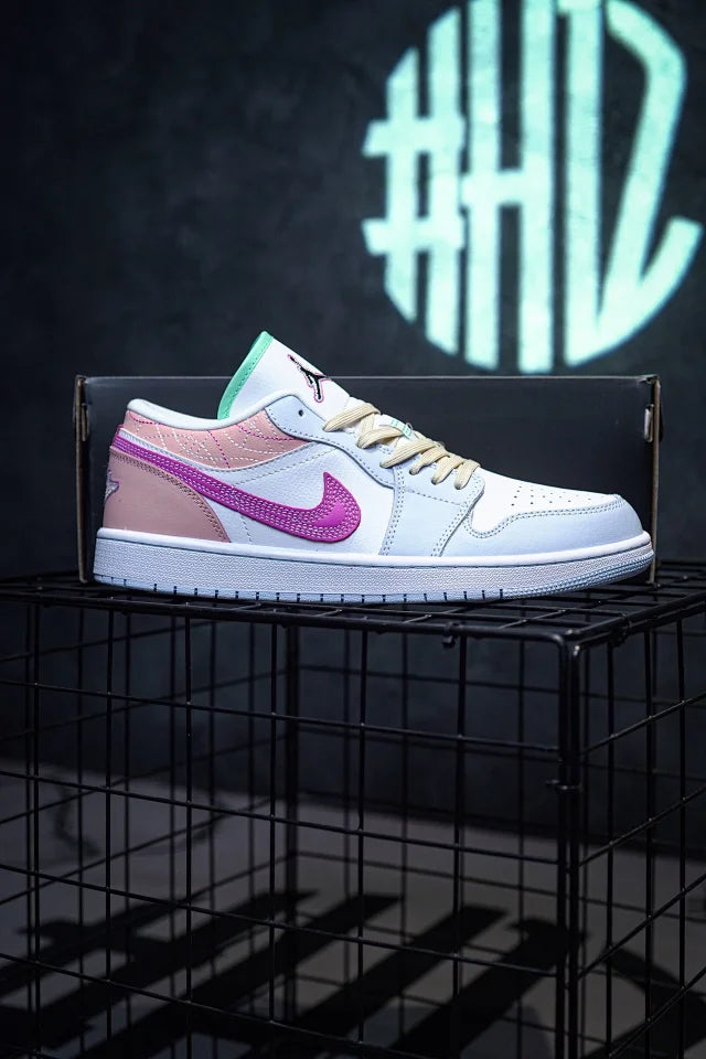 Air Jordan 1 Low Rice Pink Blue