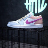 Air Jordan 1 Low Rice Pink Blue