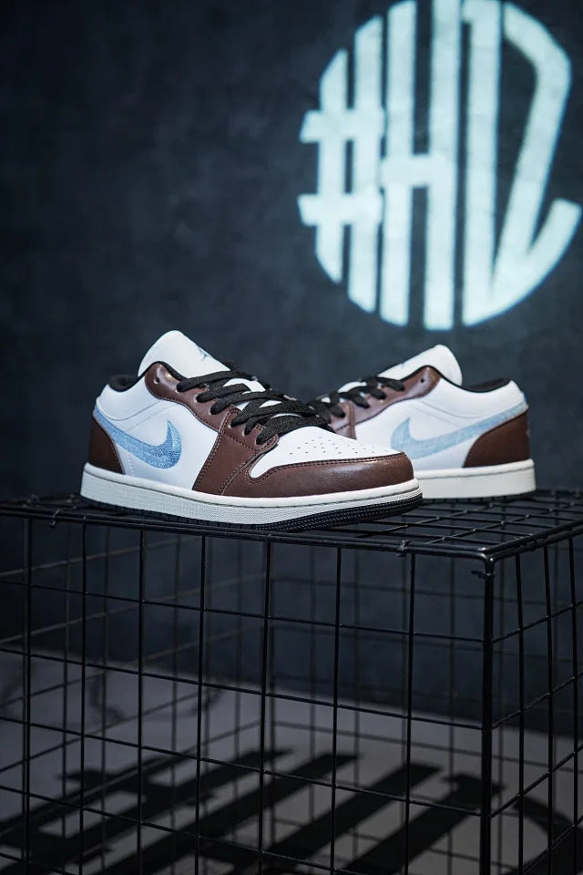 Air Jordan 1 Low White Brown