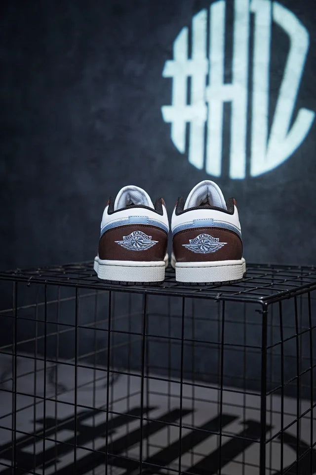 Air Jordan 1 Low White Brown