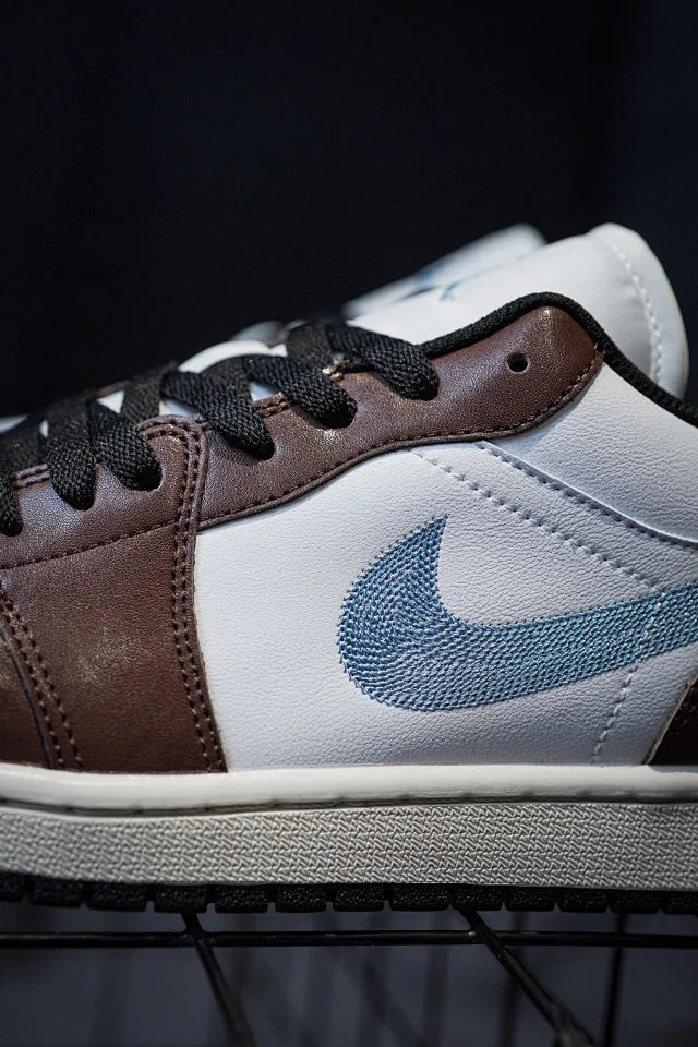 Air Jordan 1 Low White Brown