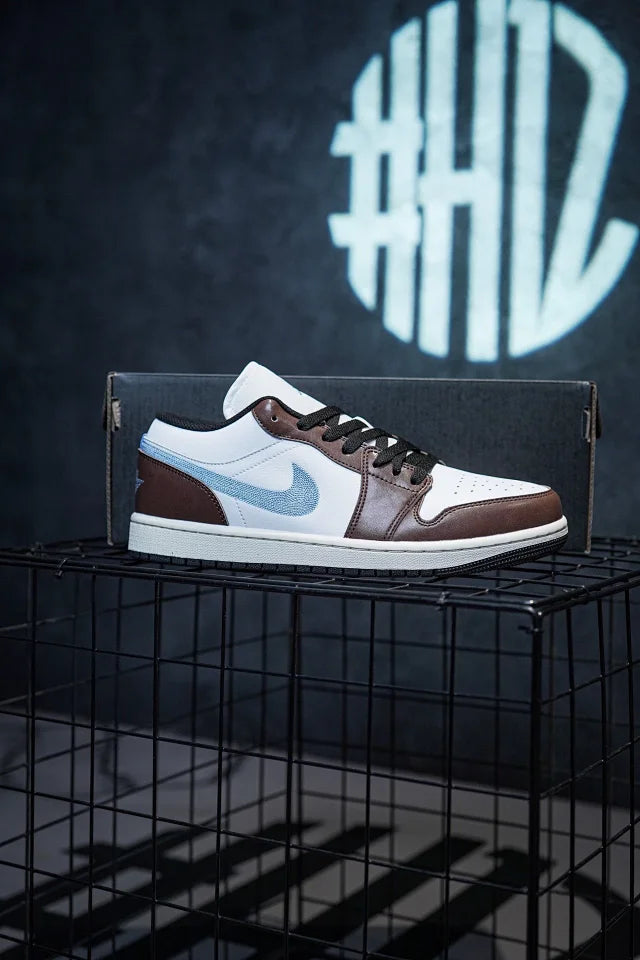 Air Jordan 1 Low White Brown