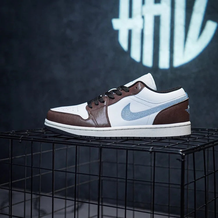 Air Jordan 1 Low White Brown