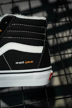 Coutié x Vans Sk8 Hi Reedição Preto Branco Amarelo