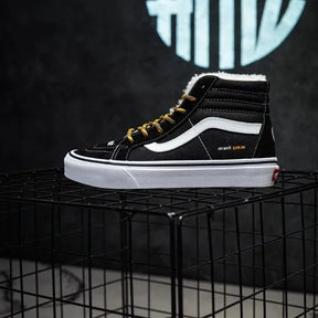 Coutié x Vans Sk8 Hi Reedição Preto Branco Amarelo