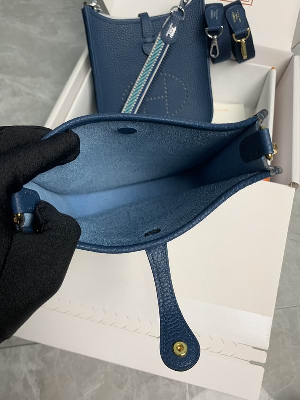 Bolsa Hermès Evelyne Azul