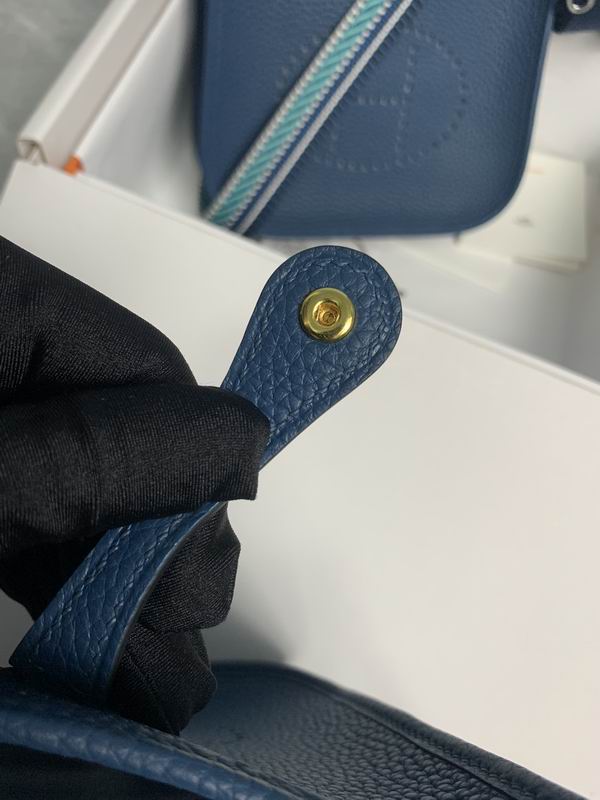 Bolsa Hermès Evelyne Azul