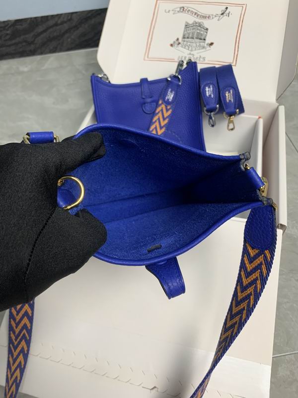 Bolsa Hermès Evelyne Azul