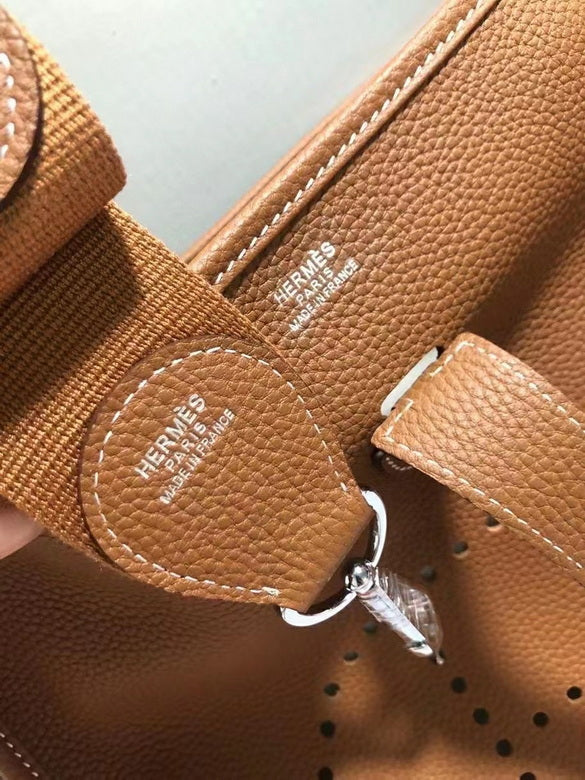 Bolsa Hermès Evelyne Marrom