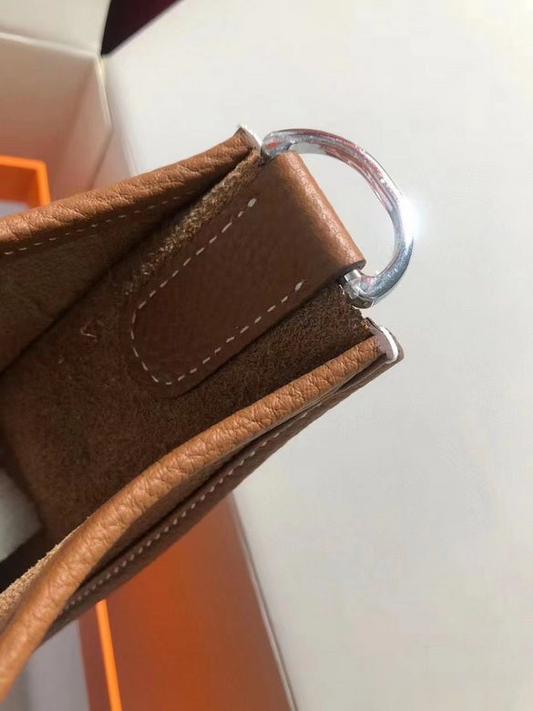 Bolsa Hermès Evelyne Marrom