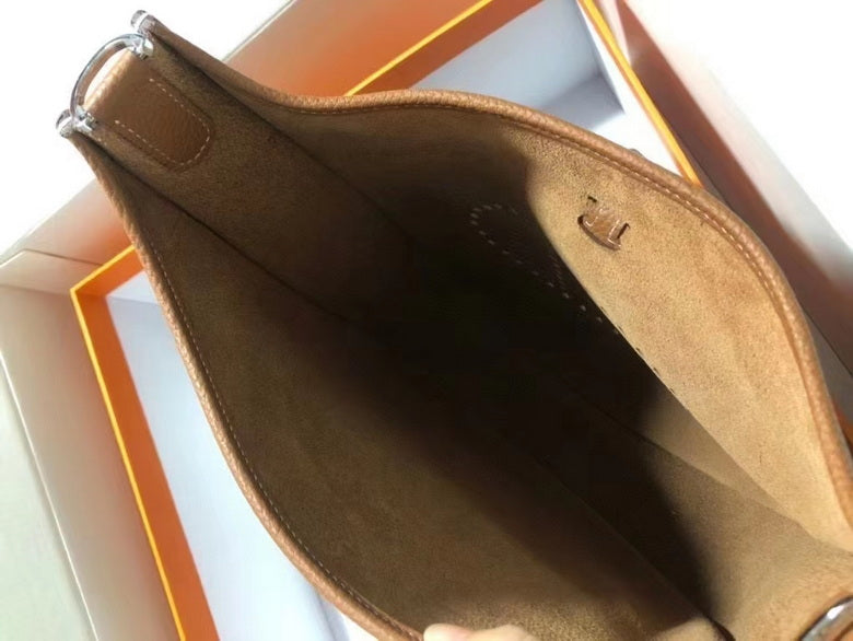 Bolsa Hermès Evelyne Marrom