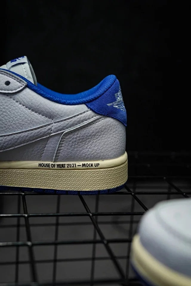 Nike Air Jordan1 Low travis Scott x fragment "White/Blue"